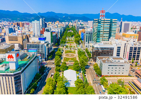 北海道 札幌 大通公園 展望 32491586