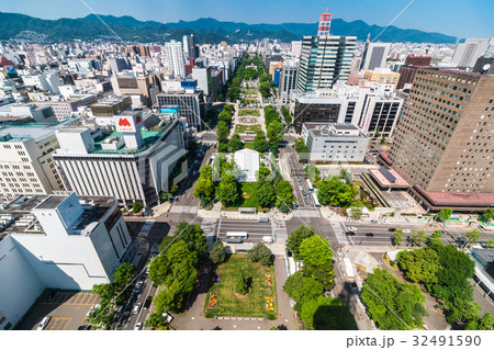 北海道 札幌 大通公園 展望 32491590
