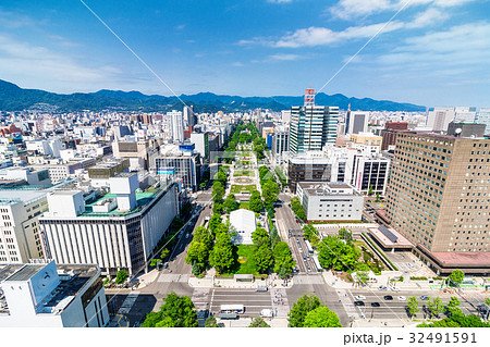 北海道 札幌 大通公園 展望 32491591