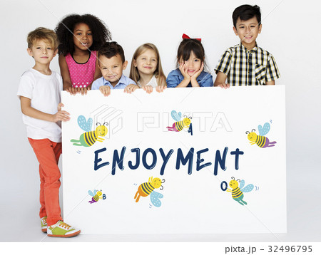 Kids Children Friendship Together Team Bee Graphic 32496795