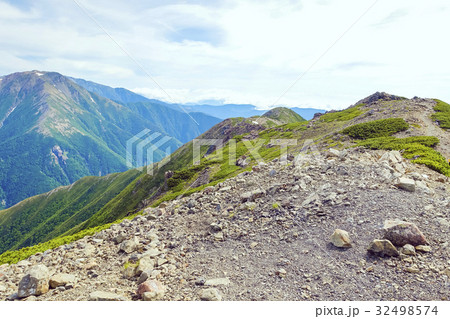 奥聖岳と赤石岳 32498574