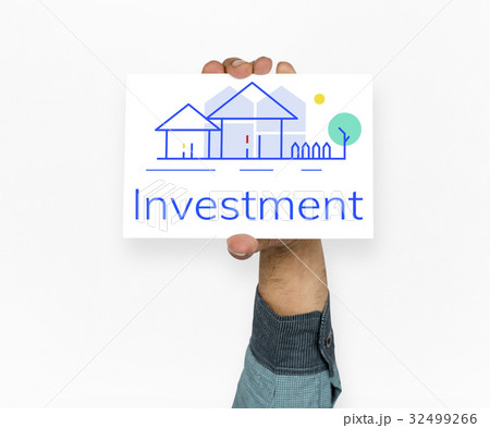 Hand holding banner network graphic overlay Hand holding banner network graphic overlay 32499266