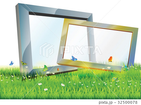 frame Lawn and blure sky 32500078