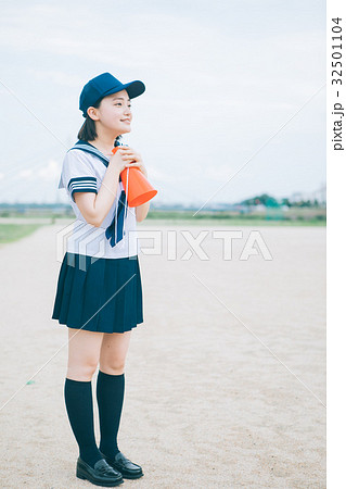 野球部のマネージャー の写真素材