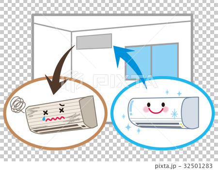 エアコンの取り替え　電気工事士 32501283