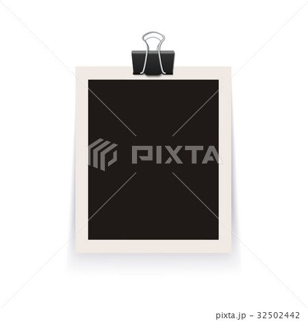 Isolated realistic empty vector photo frame with Isolated realistic empty vector photo frame with 32502442