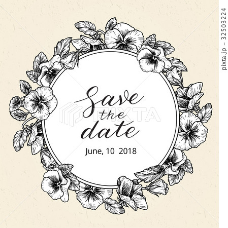 Wedding invitation design template with Save the Wedding invitation design template with Save the 32503224