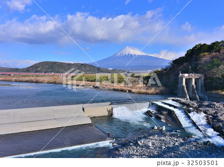 富士川と富士山-60091 富士川と富士山-60091 32503501