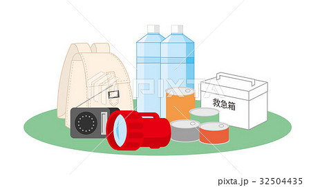 防災の日、避難袋。 防災の日、避難袋。 32504435