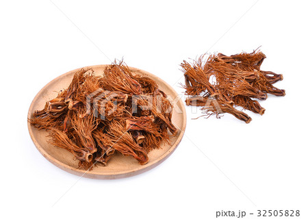 pile of dried bombax ceiba in wooden plate  32505828