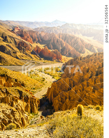 Landscape around Quebrada de Palala Valley with Landscape around Quebrada de Palala Valley with 32506564