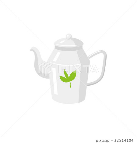Vector teapot flat isolated illustration isolated Vector teapot flat isolated illustration isolated 32514104