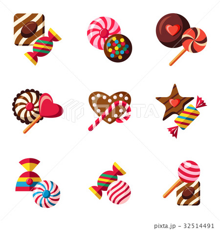 Digital vector red brown sweet Digital vector red brown sweet 32514491