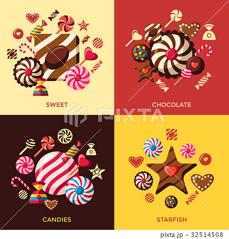 Digital vector red brown sweet Digital vector red brown sweet 32514508