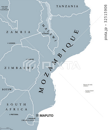 Mozambique political map 32515906