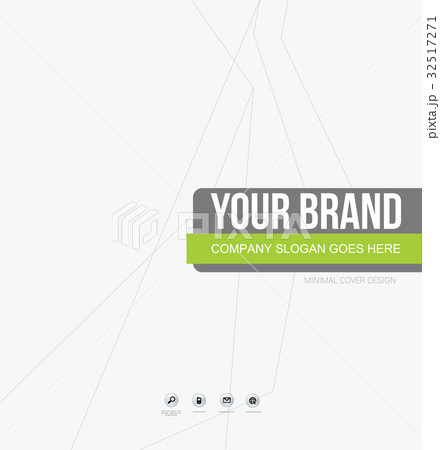Minimalistic cover design, white background with s Minimalistic cover design, white background with s 32517271