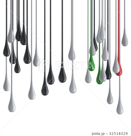 3D color glossy paint drop blobs 3D color glossy paint drop blobs 32518329