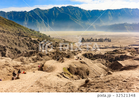 way to Bromo with sunrise located in Indonesia. 32521348