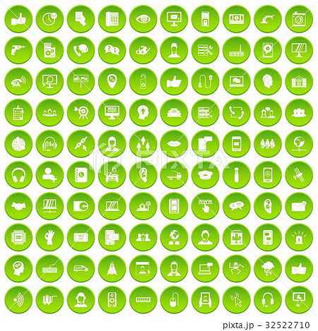 100 call center icons set green circle 100 call center icons set green circle 32522710