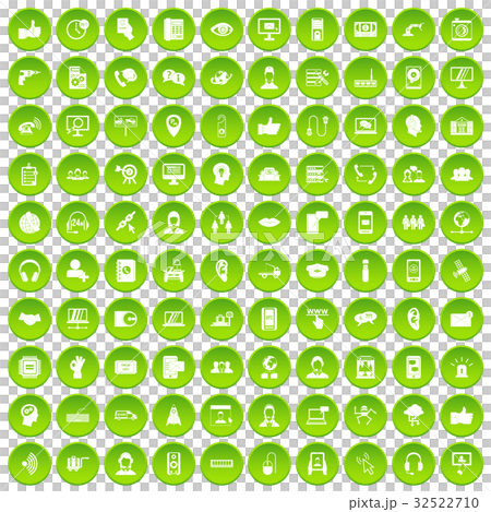 100 call center icons set green circle 100 call center icons set green circle 32522710