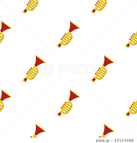 Colorful trumpet toy pattern seamless 32523488
