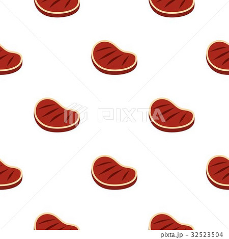 Tenderloin beef steak pattern seamless 32523504