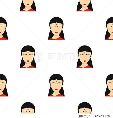 Indian girl pattern seamless 32524170