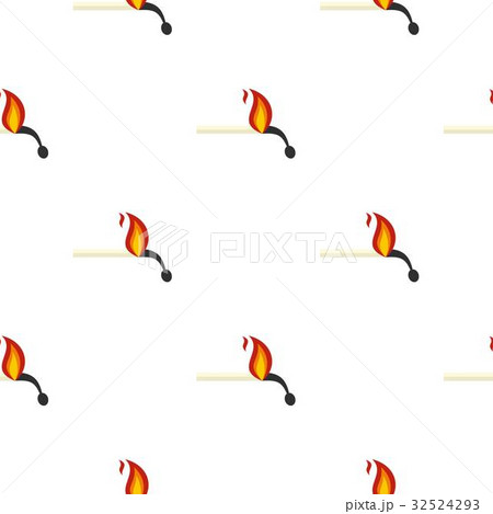 Burning match pattern seamless 32524293
