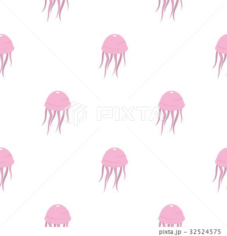 Pink jellyfish pattern seamless Pink jellyfish pattern seamless 32524575