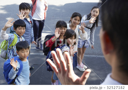 林間学校　さよならの挨拶 32527182