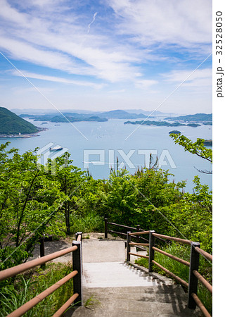 広島県 三原市 瀬戸内海 筆影山 32528050