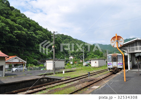JR西日本 芸備線・木次線 備後落合駅 JR西日本 芸備線・木次線 備後落合駅 32534308