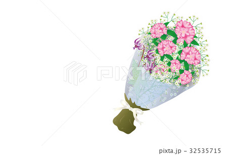 花束シャクナゲのイラスト素材
