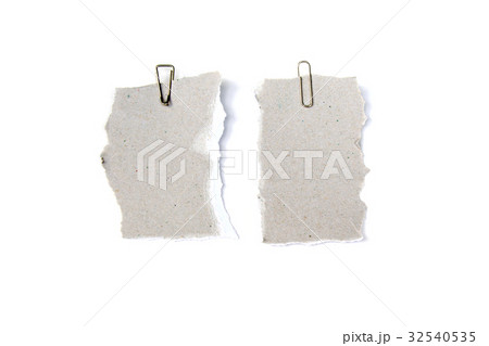 collection of white ripped pieces of paper collection of white ripped pieces of paper 32540535