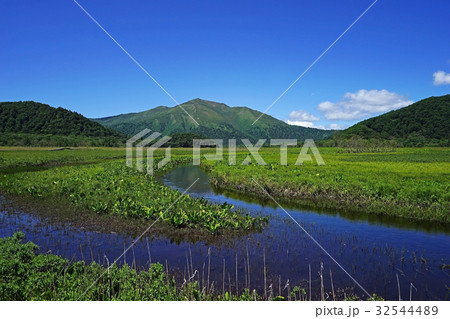 初夏の尾瀬ヶ原中田代 初夏の尾瀬ヶ原中田代 32544489