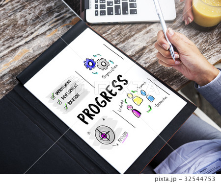 Progress business plan sketch diagram 32544753