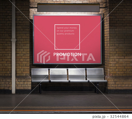 Network connection graphic overlay banner on wall 32544864