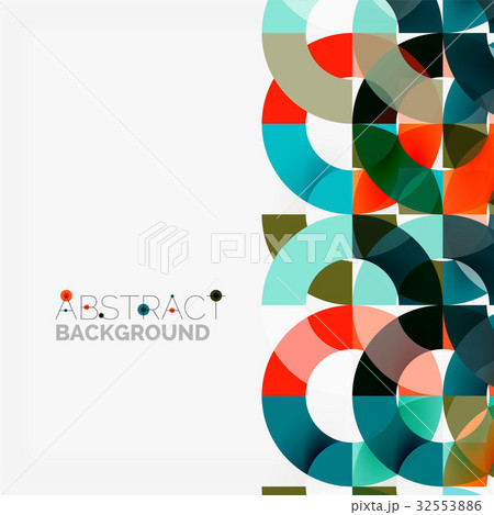 Colorful rings on grey background, modern Colorful rings on grey background, modern 32553886