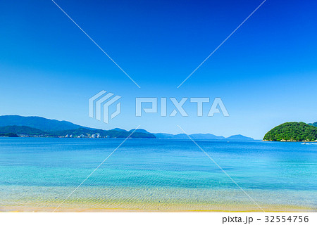 夏の海　京都　宮津 32554756