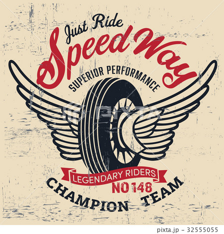 Typography vintage brand logo print for t-shirt Typography vintage brand logo print for t-shirt 32555055