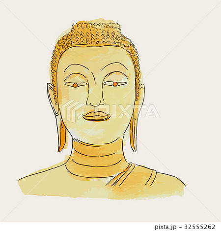 Thai culture concept with buddha , sketch vector Thai culture concept with buddha , sketch vector 32555262