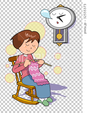 ロハスな暮らし-椅子でお昼寝 32555373