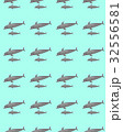 Seamless pattern mother and baby dolphin 32556581