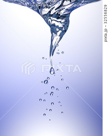 Whirlpool in blue water 32556829