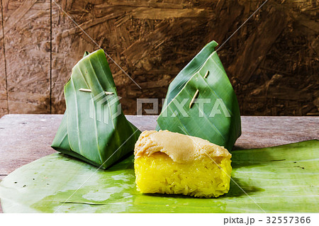 Rice custard, dessert Thailand Rice custard, dessert Thailand 32557366