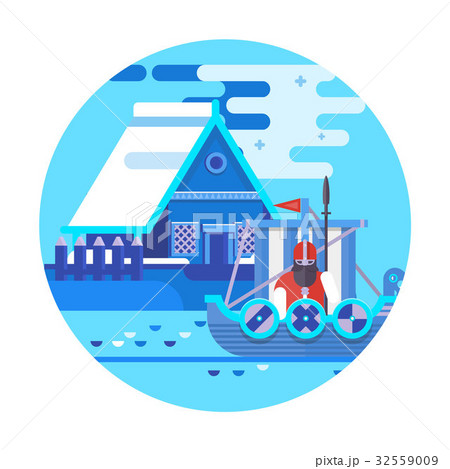 Norway country design template. World travel and 32559009
