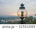 Lamp image using a mountain background. 32561089