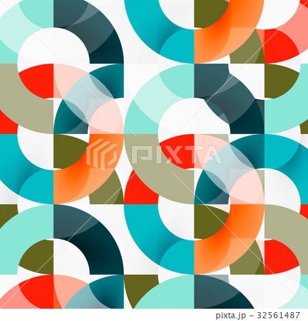 Colorful rings on grey background, modern 32561487