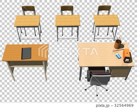 classroom desks clipart