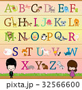 Animal Themed Alphabet A - Z Poster 32566600